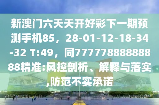 新澳門六天天開好彩下一期預(yù)測手機85，28-01-12-18-34-32 T:49，同77777888888888精準(zhǔn):風(fēng)控剖析、解釋與落實,防范不實承諾
