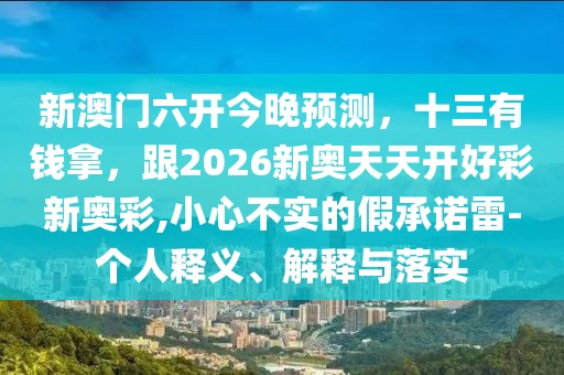 新澳門(mén)六開(kāi)今晚預(yù)測(cè)，十三有錢(qián)拿，跟2026新奧天天開(kāi)好彩新奧彩,小心不實(shí)的假承諾雷-個(gè)人釋義、解釋與落實(shí)
